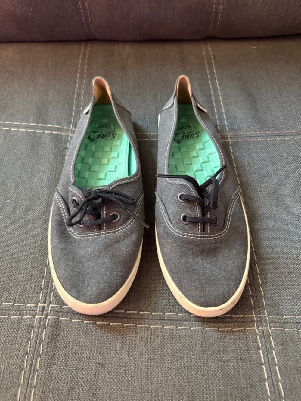 Gray Vans Solana Lo Pro Surf Siders